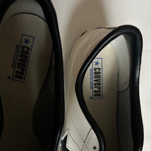 New Converse One Star J White Leather Low Top Men Sneakers Made in Japan Sz 10.5 - Picture 5 of 13
